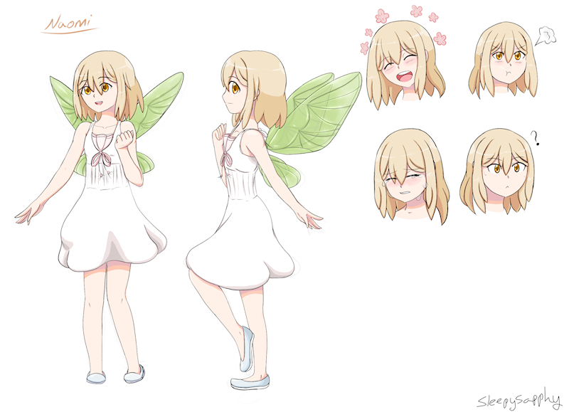 Hi, I'm KIYONA! Here's my official character reference sheet. I hope we can  get along! 😊💞 (Social links in the comment!) : r/VirtualYoutubers